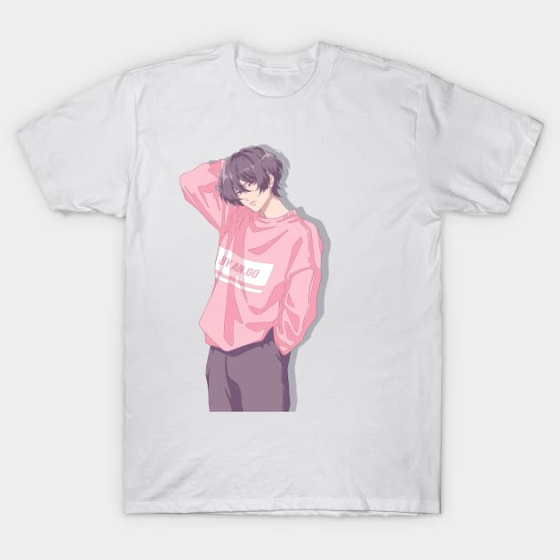 The handsom anime/manga boy T-Shirt by AnGo